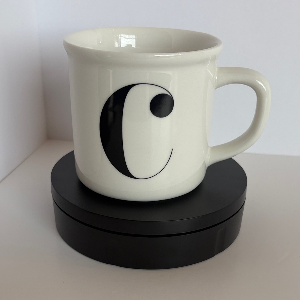 Pottery Barn C Monogramed White Mug